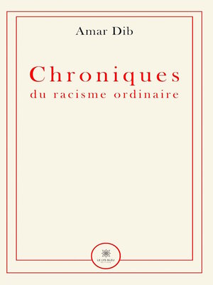cover image of Chroniques du racisme ordinaire